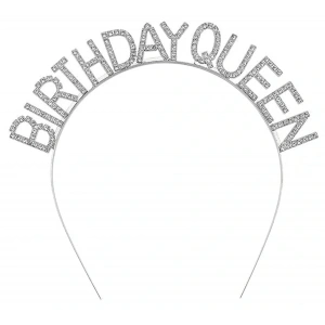 USLUCAN ALIŞVERİŞ Birthday Queen Yazılı Kraliçe Taç