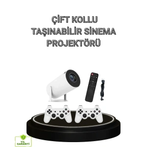 USLUCAN ALIŞVERİŞ Bluetooth 5.0 ve Wi-Fi 6 Akıllı 4K Projeksiyon