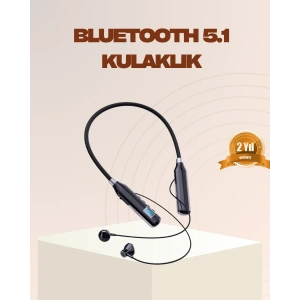 USLUCAN ALIŞVERİŞ Bluetooth 5.1 Kablosuz Kulaklık – Net Ses ve Güçlü Bağlantı