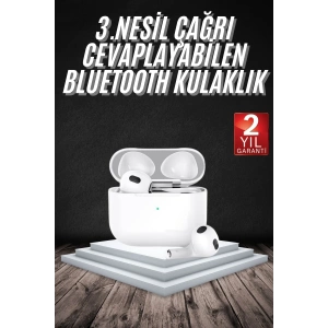 USLUCAN ALIŞVERİŞ Bluetooth Kulaklık 3. Nesil Ios Android Uyumlu Yeni Nesil Wireless Charge