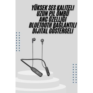 USLUCAN ALIŞVERİŞ Bluetooth Kulaklık Kablolu Android ve İOS Uyumlu ANC Özellikli