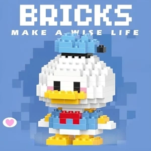 USLUCAN ALIŞVERİŞ Bricks Donald Duck Mini Lego Figürü