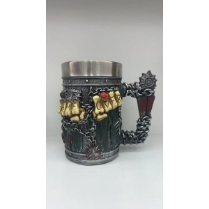 USLUCAN ALIŞVERİŞ Büyük Boy Game Over Çelik Kupa Kod 8263
