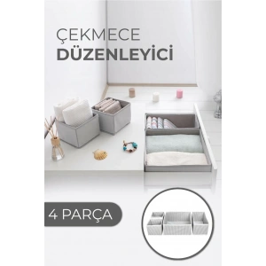 USLUCAN ALIŞVERİŞ Çekmece Düzenleme Kutu Seti Organizer 4lü Set