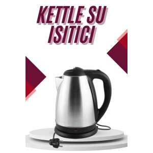 USLUCAN ALIŞVERİŞ Çelik Su Isıtıcı Kettle Dayanıklı Paslanmaz Çelik Uzun Ömürlü