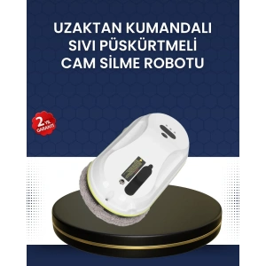 USLUCAN ALIŞVERİŞ Çift Diskli Güvenli Otomatik Cam Silme Robotu