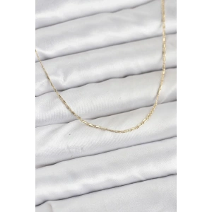 USLUCAN ALIŞVERİŞ CM 14K Gold Renk Kesme Model 60 cm Kadın Kolye
