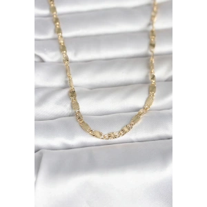 USLUCAN ALIŞVERİŞ CM 14K Gold Renk Lazer Model 45 cm Kadın Kolye