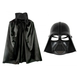 USLUCAN ALIŞVERİŞ Çocuk Boy Darth Vader Maskesi ve Pelerin Seti