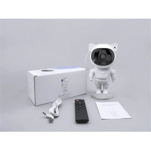USLUCAN ALIŞVERİŞ Çocuklara Özel Projeksiyon Astronot Lamba Speaker Sevimli