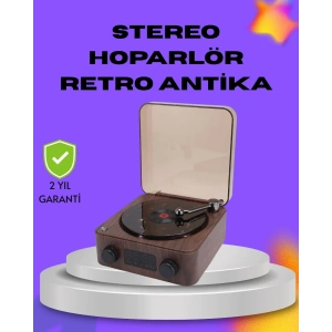 USLUCAN ALIŞVERİŞ Dekoratif Gece Işıklı Bluetooth Hoparlör – Saatli Tasarım