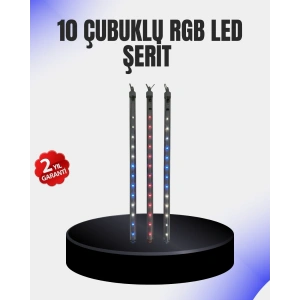 USLUCAN ALIŞVERİŞ Dekoratif LED Meteor Işık 10’lu Çubuk Seti