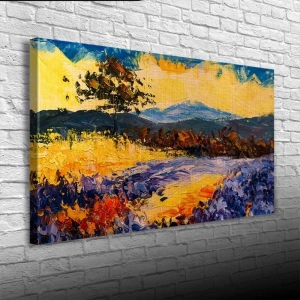 USLUCAN ALIŞVERİŞ Doğa Manzarası Kanvas Tablo 60 x 120