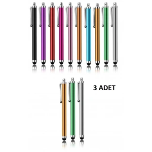 USLUCAN ALIŞVERİŞ Dokunmatik Kalem Stylus Dokunmatik Kalem 3 Adet