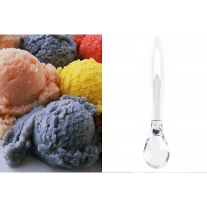 USLUCAN ALIŞVERİŞ Dondurma Kaşığı - Şeffaf Mika Uçlu