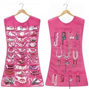 USLUCAN ALIŞVERİŞ Elbise Şeklinde Takı Organizeri - Pembe