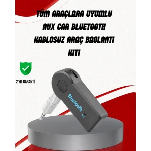 USLUCAN ALIŞVERİŞ Eller Serbest Özellikli Bluetooth AUX Araç Kiti