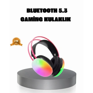 USLUCAN ALIŞVERİŞ Ergonomik RGB Bluetooth Kulaklık 3D Ses