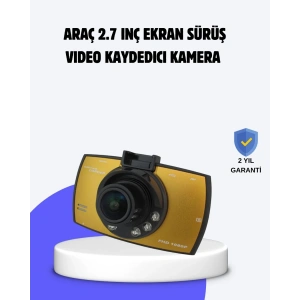 USLUCAN ALIŞVERİŞ Full HD Araç Kamerası G Sensor Gece Görüşlü Dash Cam
