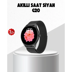 USLUCAN ALIŞVERİŞ G20 Mini Akıllı Saat – iPhone & Android Uyumlu, Adım Sayar ve Uyku Takipli