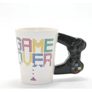 USLUCAN ALIŞVERİŞ Game Over Porselen Kupa Bardak Model 1
