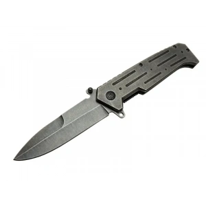 USLUCAN ALIŞVERİŞ GB B033A Eskitme Kamp Çakı 22 cm - Metal Sap, Otomatik