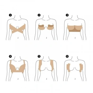 USLUCAN ALIŞVERİŞ Göğüs Dikleştirme Bandı S Beden 2.5 Cm.