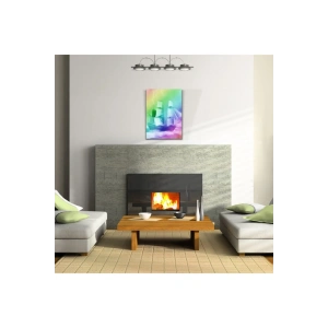 USLUCAN ALIŞVERİŞ Gökkuşağı Gemi Canvas Tablo (50x70)