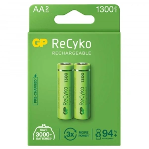 USLUCAN ALIŞVERİŞ GP ReCyko 1300mAh AA Şarj Edilebilir Kalem Pil 2lİ Paket