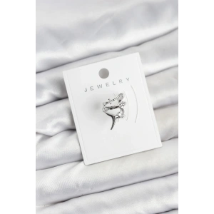 USLUCAN ALIŞVERİŞ Gümüş Renk Pirinç Diken Model Kıkırdak Earcuff Küpe