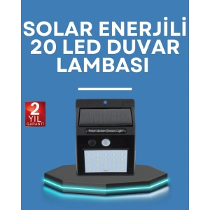 USLUCAN ALIŞVERİŞ Hareket Algılamalı Solar LED Güvenlik Lambası