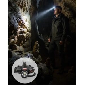 USLUCAN ALIŞVERİŞ Hareket Sensörlü Şarj Edilebilir Kafa Lambası LCD Göstergeli