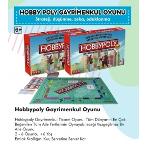 USLUCAN ALIŞVERİŞ Hobby Poly Gayrimenkul Emlak Ticareti Oyunu