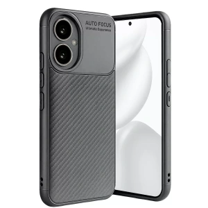 USLUCAN ALIŞVERİŞ Honor 400 Kılıf Auto Focus Karbon Kapak - Gri