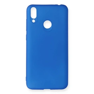 USLUCAN ALIŞVERİŞ Huawei Honor 8C Kılıf First Silikon - Mavi