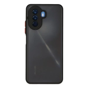USLUCAN ALIŞVERİŞ Huawei Nova Y70 Kılıf Montreal Silikon Kapak - Siyah