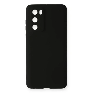 USLUCAN ALIŞVERİŞ Huawei P40 Kılıf First Silikon - Siyah