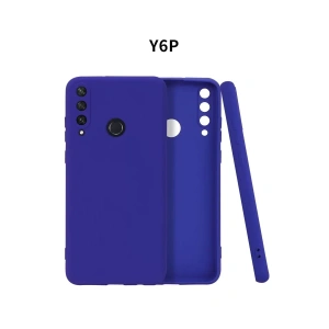 USLUCAN ALIŞVERİŞ Huawei Y6P Kılıf First Silikon - Lacivert