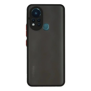 USLUCAN ALIŞVERİŞ İnfinix Hot 11s Kılıf Montreal Silikon Kapak - Siyah
