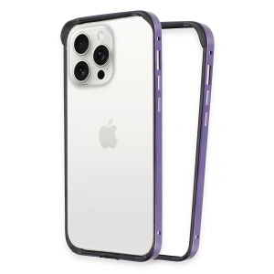 USLUCAN ALIŞVERİŞ iPhone 14 Pro Land Bumper Koruma Kapak - Derin Mor
