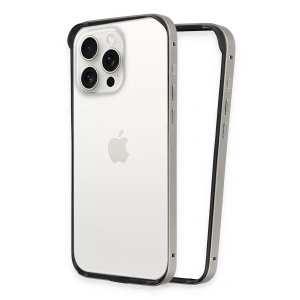USLUCAN ALIŞVERİŞ iPhone 14 Pro Max Land Bumper Koruma Kapak - Titan Gri