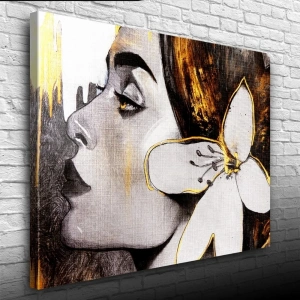 USLUCAN ALIŞVERİŞ İspanyol Kadın Portresi Kanvas Tablo 50 x 70