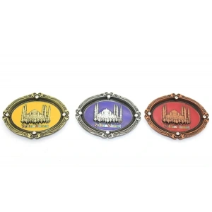 USLUCAN ALIŞVERİŞ İstanbul Temalı Metal Magnet Sultanahmet Kabartmalı