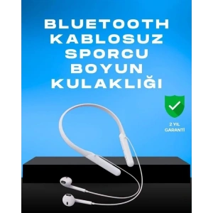 USLUCAN ALIŞVERİŞ Kablosuz Bluetooth Kulaklık – Boyun Askılı, 100 Saat Pil Ömrü