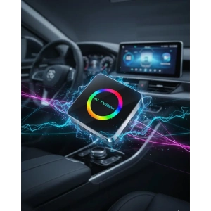 USLUCAN ALIŞVERİŞ Kablosuz CarPlay Android Auto Adaptörü Araç İçi Multimedya Dönüştürücü