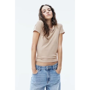 USLUCAN ALIŞVERİŞ Kadın Bisiklet Yaka Regular Kalıp T-shirt