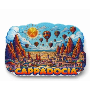 USLUCAN ALIŞVERİŞ Kapadokya Temalı Silikon Buzdolabı Magneti Model 5