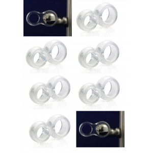 USLUCAN ALIŞVERİŞ Kapı Kolu Stoperi - Kapı Tamponu - 8 Adet