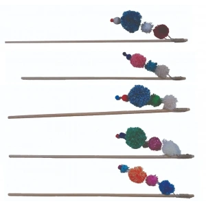 USLUCAN ALIŞVERİŞ Kedi Oltası - Peluş Toplar