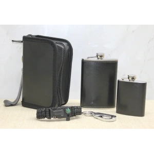 USLUCAN ALIŞVERİŞ Kılıflı 2li Matara Seti